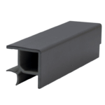Angolo per zoccolo 90°pvc Antracite varie altezze | Volpato