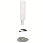Fermaporta Magnetico Incasso Stoppino Open modello 2 Base 14-Grigio Opaco| Verum Italy