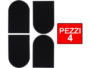 Copertura Cerniera Eclipse 3.2 a Filo Pezzi 4 Alluminio varie finiture | AGB - immagine 6