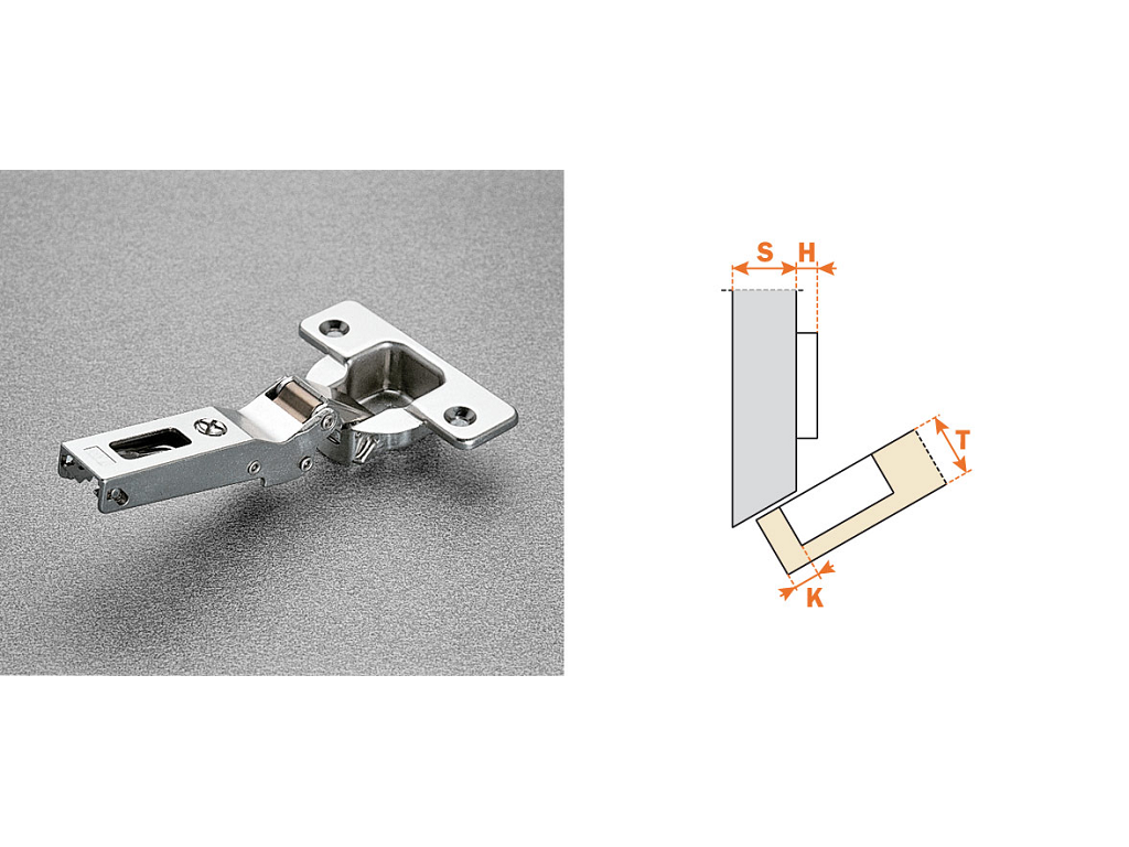 arsc2a7w99.png Cerniera per Mobili Automatica 120° Serie 200 da avvitare Foro d.35 Angolo Negativo -30ø | Arturo Salice - immagine 1