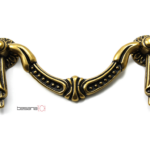 MANIGLIETTA MOBILE M1224 INTERASSE 64/96 OV ORO VALENZA prodotta da BESANA TECH