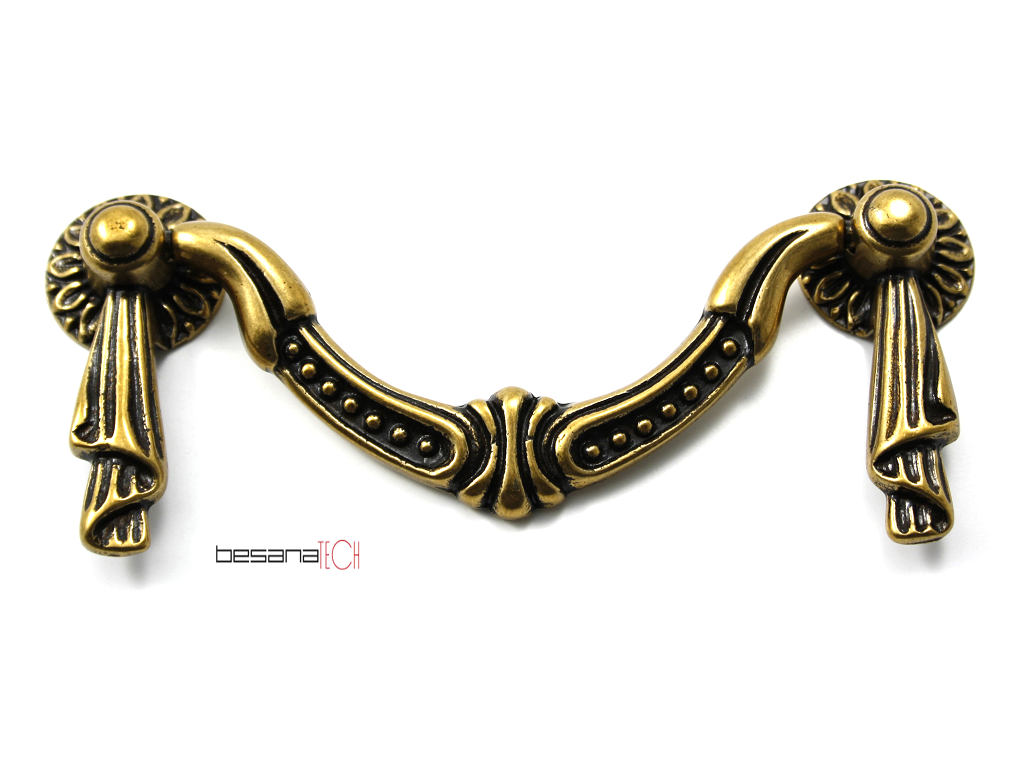 besm1224a0021c.png MANIGLIETTA MOBILE M1224 INTERASSE 64/96 OV ORO VALENZA prodotta da BESANA TECH - immagine 1