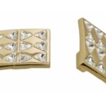 Pomolino Mobile 12 Cristalli Triangolari Bianchi Swarovski+Bor  Besana Tech