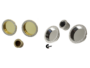 Maniglia Incasso Tonda Porta Scorrevole modello K101CTSB d.57/48 Senza Foro Chiave 1C/SB1 Cristalli+varie finiture  | Comit