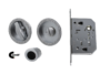 Maniglia Incasso Tonda Porta Scorrevole modello K101N01T d.57/48 E50 con Nottolino+Serratura E50 varie finiture  Comit - immagine 3