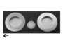 Maniglia Incasso Tonda Porta Scorrevole modello K105CT04 d.75/48 Senza foro Chiave varie finiture  Comit - immagine 3
