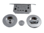 Maniglia Incasso Tonda Porta Scorrevole modello K105CT04 d.75/48 con Nottolino+Serratura E50 varie finiture | Comit - immagine 4