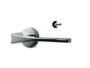 Maniglia Malibu Rosetta Tonda d.52x9h Bocchetta Foro Chiave Z2A - Cromo Lucido  Comit