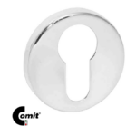 Bocchetta Tonda Foro Yale per Cilindro Europeo d.50x4h varie finiture  Comit