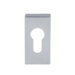 Bocchetta Rettangolare Foro Yale per Cilindro Europeo d.63x31x10h Z2B-Cromo Satinato  Comit