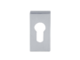 Bocchetta Rettangolare Foro Yale per Cilindro Europeo d.63x31x10h Z2B-Cromo Satinato  Comit