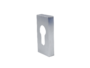 Bocchetta Rettangolare Foro Yale per Cilindro Europeo d.63x31x10h Z2B-Cromo Satinato  Comit - immagine 2