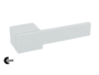 Maniglia Uno Rosetta Rettangolare D.50x38x48h Bocchetta Foro Chiave varie finiture  Comit - immagine 6