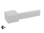 Maniglia Uno Rosetta Rettangolare D.50x38x48h Bocchetta Foro Chiave varie finiture  Comit - immagine 3