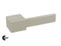 Maniglia Uno Rosetta Rettangolare D.50x38x48h Bocchetta Foro Chiave varie finiture  Comit - immagine 4