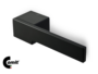 Maniglia Uno Rosetta Rettangolare D.50x38x48h Bocchetta Foro Chiave varie finiture  Comit