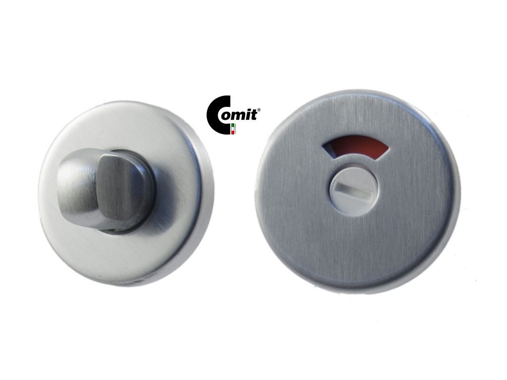 citw11ro022bcc.png Nottolino WC Q6 Rosetta Tonda d.50x10 con Segnalatore 2B - Cromo Satinato Comit - immagine 1