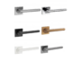 Maniglia Punto Rosetta Quadra d.50x50x5h Bocchetta Foro Chiave varie finiture | Fimet