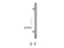 MANIGLIONE ARIZONA DIRITTO d.25 AISI304 INOX SATINATO VARIE LUNGHEZZE | FIMET MANIGLIE