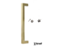 Maniglione Georgia Q mm.20x20 Interasse 300 mm.325x65h AISI304 Inox Satinato varie lunghezze | Fimet Maniglie - immagine 7