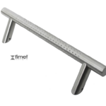 Maniglione Arizona Inclinato Puntinato d.25 Interasse 350 mm.460x65h AISI304 Inox Satinato | Fimet Maniglie