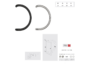 Maniglione Arkansas Q mm.32 Interasse 350 mm.382x82h AISI304 Inox varie finiture | Fimet Maniglie