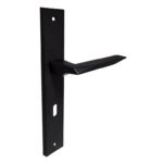Maniglia Prisma 8x70 Placca 209 mm.250x42 Foro Chiave FNO-Nero Opaco  Fimet