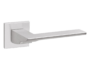 Maniglia Italia Rosetta Quadra d.50x50x5h Bocchetta Foro Chiave F.05 Cromo Satinato | Fimet Maniglie