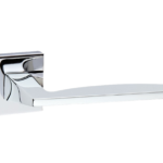 Maniglia Wave Rosetta Quadra d.50x50x5h Bocchetta Foro Chiave F04-Cromo Lucido | Fimet Maniglie