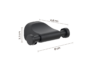 Portabito per Appenderia da Parete modello Olimpo Doppio mm. 65x48x45h Cromato Lucido  Gedy - immagine 2