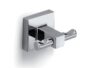 Portabito per Appenderia da Parete modello Olimpo Doppio mm. 65x48x45h Cromato Lucido  Gedy