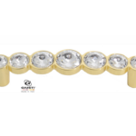 MANIGLIETTA MOBILE INTERASSE 96 DA 110x20x30 mm. CON SWAROVSKI prodotta da GIUSTI