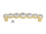 MANIGLIETTA MOBILE INTERASSE 96 DA 110x20x30 mm. CON SWAROVSKI prodotta da GIUSTI