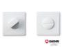 Nottolino WC Q6 Milena Rosetta Quadra mm.50x50x10h varie finiture |GPB Ghidini