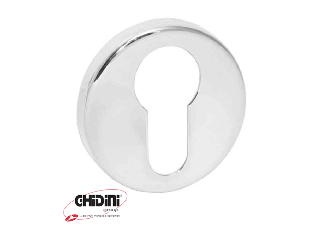gpb55748635007.png Bocchetta Tonda Foro Yale per Cilindro Europeo modello Milena d.45x8h Cromo Lucido GPB Ghidini - immagine 1