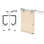Profilato con Fori mm.25x19,5 Acciaio Zincato cm.300 |  Omge