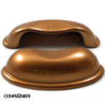 Maniglietta Mobile Interasse 64 mm.80x20h Rame Verniciato  Confalonieri
