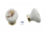 POMOLINO MOBILE PORCELLANA OVALE d.24x35x30h ORO LUCIDO+VARIE FINITURE | GIUSTI - immagine 2