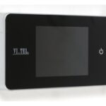 Spioncino Digitale Porta Spessore d.38-110 LCD 2,6 PL mm.110x59x14 Cromo Satinato   Vi.Tel