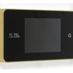 Spioncino Digitale Porta Spessore d.38-110 LCD 2,6 PL mm.110x59x14 Oro   Vi.Tel