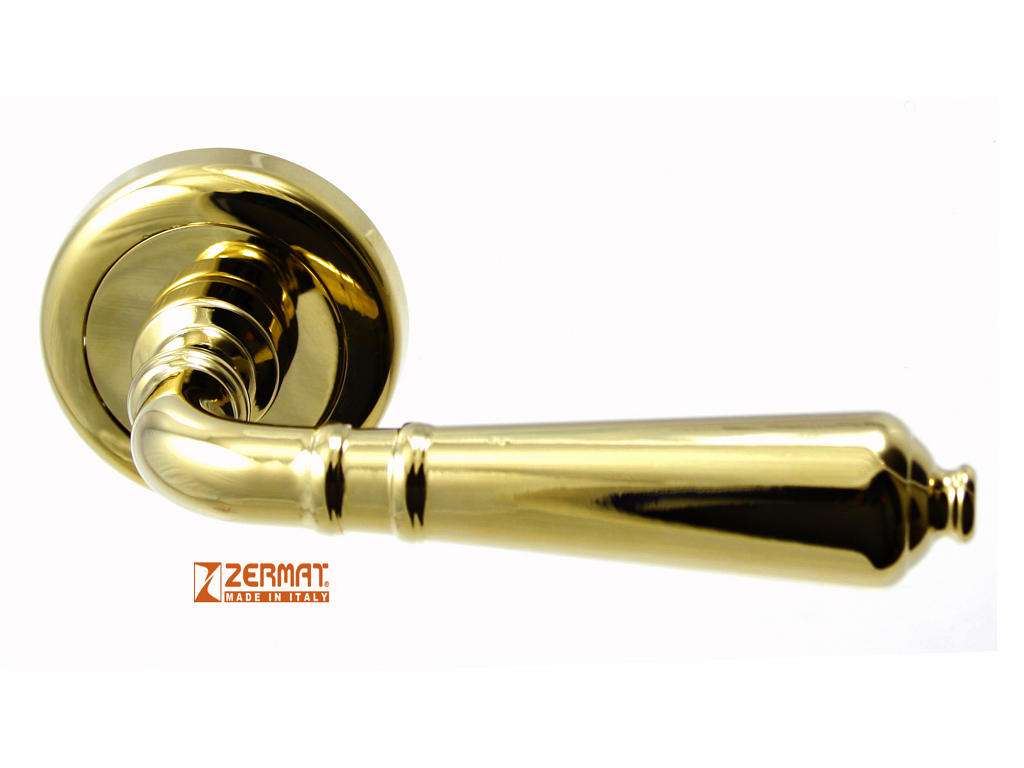 zermm971k40c.png Maniglia Brixia Rosetta Tonda d.50x10h Rp Foro Chiave Pvd Zermat - immagine 1