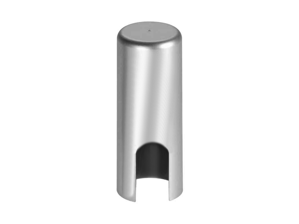 agbe001601421.png Copertura Piana per Cerniera Regolabile Legno Anuba159 d.14 ABS Argento | AGB - immagine 1