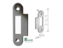 Contropiastra 385 Bordo Tondo Aletta Quadra Frontale 22x82 mm. | Bonaiti - immagine 2