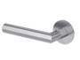Maniglia Lucia Piatta S Rosetta Tonda mm.54x3 Sistema SMART2lock AISI304 Inox Satinato  Fimet Maniglie - immagine 3