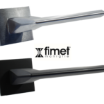 Maniglia Pura Rosetta Quadra d.50x50x7h Bocchetta Foro Chiave varie finiture | Fimet Maniglie