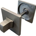 Nottolino WC Q6 Rosetta Quadra d.50x50x5h F54- Nichel Satinato Opaco  Fimet Maniglie