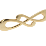 Maniglietta Mobile Interasse 96 mm.116x21h Placcato Oro  Giusti