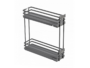 Cestello Laterale Movixpro 2 Ripiani per Cucina senza Binari Antracite Ral 7025 mm.150/ 200 | GTV - immagine 2