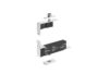 Cerniera Pivot Idraulico 360°Chiudiporta a Pavimento per Legno Inox AISI 304 Portata kg.100 mm.250x42x56h  JNF