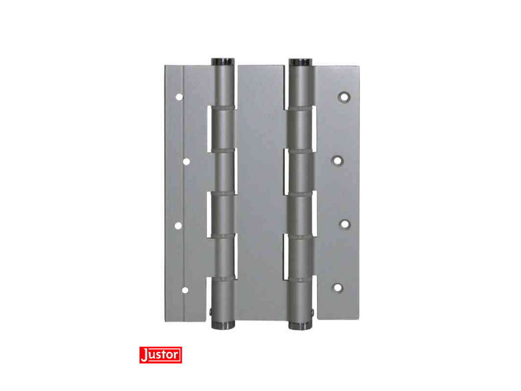 jus591401.png Cerniere Doppia Azione Alluminio Da180 mm.133x180 Pz.2 Argento Justor - immagine 1